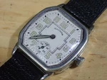Illinois 17 Jewel Grade 24 Men's Manual Wind Wristwatch 14 K Gf Runs Art Deco. Fixed Price $250.00.