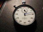 Meylan Stop Watch Swiss Made W/box. Fixed Price $75.00.