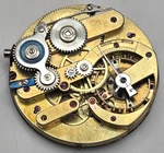 Unusual High End Vintage Pocket Watch Movement Unsinged 45MM Diameter. Fixed Price $250.00.