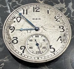 1924 Elgin 12S 7J Grade 303 Model Pocket Watch Movement Parts Or Repair. Fixed Price $29.99.