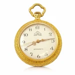 1950'S Modaine Automatic Swiss Pocket Watch (pre Mondaine) 17 Jewels - Working. Fixed Price $119.00.