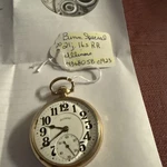 Very Nice! 1921 Illinois "bunn Special" 16S 21JW Railroad Pocket Watch.. Fixed Price $394.93.