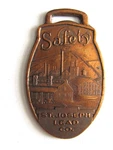 Vintage Watch Fob Employee Safety Service St Joseph Lead Co. Missouri Mining. Fixed Price $35.00.