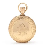 Rare 1889 American Waltham Hunter Case Pocket Watch 14K Solid Gold 11 Ruby. Fixed Price $3495.00.