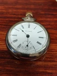 American Waltham C. 1898 Model 1883 Grade #18 Size 7 Jewel Pocket Watch-runs. Fixed Price $139.99.