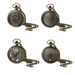 Women Vintage Antique Bronze Tone Quartz Pocket Watch Sweater Chain Necklace. Fixed Price $11.99.