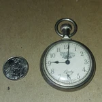 Bradley 1776-1976 Commemorative Silver Pocket Watch White Dial Arabic Numerals. Fixed Price $24.00.