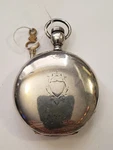 Waltham P.s. Bartlett 18S.15J. Key Wind Pocket Watch 6OZ Coin Silver Hunter Case. Fixed Price $1495.00.
