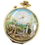 Reuge Pocket Watch Karakuri Music Box Hand Winding Men's 932368. Fixed Price $2533.00.