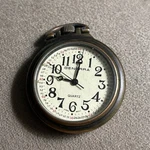 Vintage Generra Pocket Watch Men 45MM Antique Brass 74-108 With New Battery. Fixed Price $40.00.