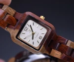 Tense Hawaii Watch Women Sandalwood Square Case Canada Quartz New Battery. Fixed Price $63.20.