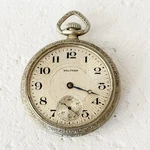 Antique Waltham Pocket Watch Keystone Silveroid Case C.1910S For Parts Rare. Fixed Price $65.00.