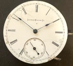 Antique 1882 Illinois Grade 151 Pocket Watch Movement Running Ticks 6S 7J Usa. Fixed Price $39.95.