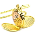 1PC Hook Buckle Clasp Round Dial Shape Men's Mechanical Retro Pocket Watch. Fixed Price $24.99.