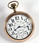 Waltham Canadian Railway Time Service 17J 18S Model 1892 Scarce Pocket Watch. Fixed Price $730.00.