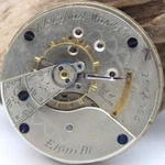 1886 Elgin Pocket Watch Movement 1929295 Grade 18S 11J (ck). Fixed Price $37.95.