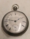 Antique 1871 Elgin National Watch 12GRADE 18S 7J Key Wind Coin Silver Case. Fixed Price $349.95.