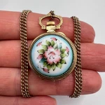 Vintage Ussr Pocket Watch Pendant Chain Chaika Gilding Au Jewelry Box Passport. Fixed Price $286.20.