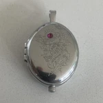 Ed Hardy Full Hunter Pocket Watch, Stainless Steel, Floral Dial, Quartz, Analog. Fixed Price $29.99.