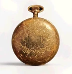 Antique Swiss Hunter Case Pocket Watch Clarefax Gold Plated Early 1900S Working. Fixed Price $349.99.