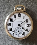Running! 1953 Hamilton "992B" 16S 21JW Railroad Pocket Watch.. Fixed Price $445.00.