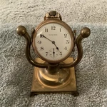 South Bend 201 21 Jewels Gold Filled Mechanical Pocket Watch Open Face W/ Stand. Fixed Price $425.00.