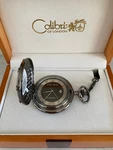 Colibri Gun Metal Men's Pocket Watch Quartz Movement. Fixed Price $75.00.