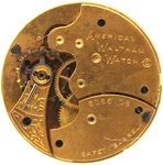 1891 Waltham Pocket Watch Movement 5065108 Grade: 6S 7J (sc). Fixed Price $19.95.