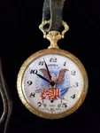 Arnex Ica Bloc 17 Jewels Dwight D. Eisenhower Commemorative Pocket Watch. Fixed Price $150.00.