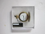 Davos Quartz Pocket Watch-swiss Made, 2ND Hand, Buck Deer Design, Fully Serviced. Fixed Price $55.00.