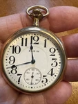 1914 Elgin Nat Watch Co. 387 16S 17J Gold Filled Pocket Accurate Antique. Fixed Price $225.00.