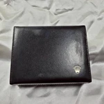 Genuine Rolex Cellini Watch Box 49.00.71 Black Leather Montres Sa Geneve. Fixed Price $79.99.