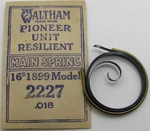 Waltham 16S 2227 1899 Pocket Watch Part: Mainspring Piece * Blue Alloy. Fixed Price $15.00.