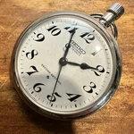 Seiko Manual Hand-winding Pocket Watch Precision 21 Jewels Railroad. Fixed Price $156.00.