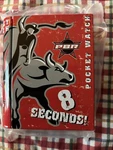 Schylling Full Hunter Quartz Pbr 8 Seconds Pocket Watch Tin Box - New. Fixed Price $24.99.