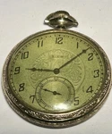 Antique Elgin Open Face Pocket Watch W/ Princeton Case. Fixed Price $55.00.