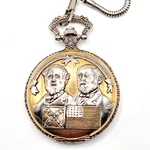 Civil War Commemorative Pocket Watch Gen Robert Lee Ulysses Grant Quartz. Fixed Price $22.00.