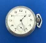 1904 Hampden William Mckinley Grade Model 17J Silver Tone Pocket Watch Working. Fixed Price $175.00.