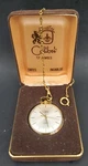 Colibri 17 Jewel Pocket Watch From 1979 Box With Chain. Fixed Price $69.00.
