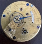 Vintage 18 Size National W. Co. / Elgin Pocket Watch Movement Gr. 12 Keeps Time. Fixed Price $135.00.