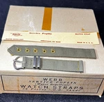 Vintage Brite New Old Stock 1940S WW2 Us Military Issue Watch Band 16MM 5/8IN B0. Fixed Price $25.95.