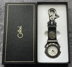 Colibri Golf Clip On Quartz Watch W/ Ball Marker -orig Box- Leather Fob Links. Fixed Price $34.89.