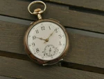 Bikupan Pocket Watch Solid Silver / Gold L.u.c Louis Ulysse Chopard Cal. 12''. Fixed Price $389.00.
