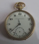 Bravingtons Renown 9CT Gold Half Hunter Pocket Watch Swiss Movement Not Working. Fixed Price $1746.02.