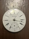 Runs Edgemere Chicago Il Pocket Watch Movement - For Service, Winds, Sets 42,5MM. Fixed Price $15.00.