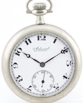 Admiral Tacy 7J Swiss Pocket Watch, Illinois Elgin Nickel CASE,47.45MM Runs (A3). Fixed Price $59.95.