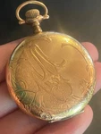 Antique Elgin Pocket Watch Art Deco Keystone Case J.boss 14K Gold Filled Floral. Fixed Price $343.00.