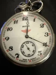 Vintage Molnija Russian Pocket Watch Train Locomotive Ussr Chain Works. Fixed Price $64.75.