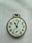 1949 Elgin Grade 575 16S Model 20 15J Rolled Gold Plate Pocket Watch. Fixed Price $200.00.