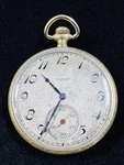 Vintage Elgin 8 Size Mens Pocket Watch 7 Jewels Damaskeened Runs Excellent. Fixed Price $65.00.